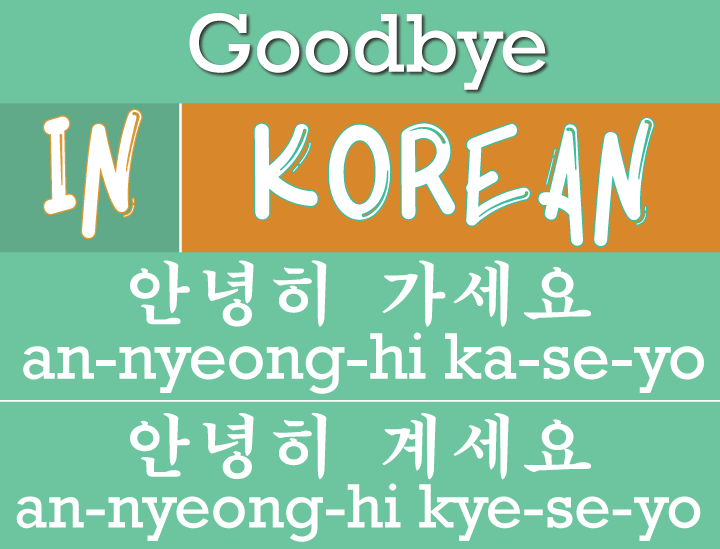 How to Say “Goodbye” in Korean